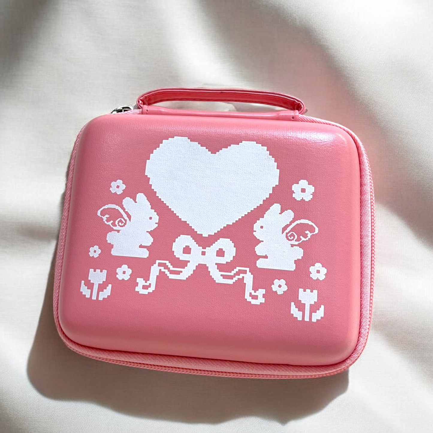 [In Stock] pink pixel carrying case