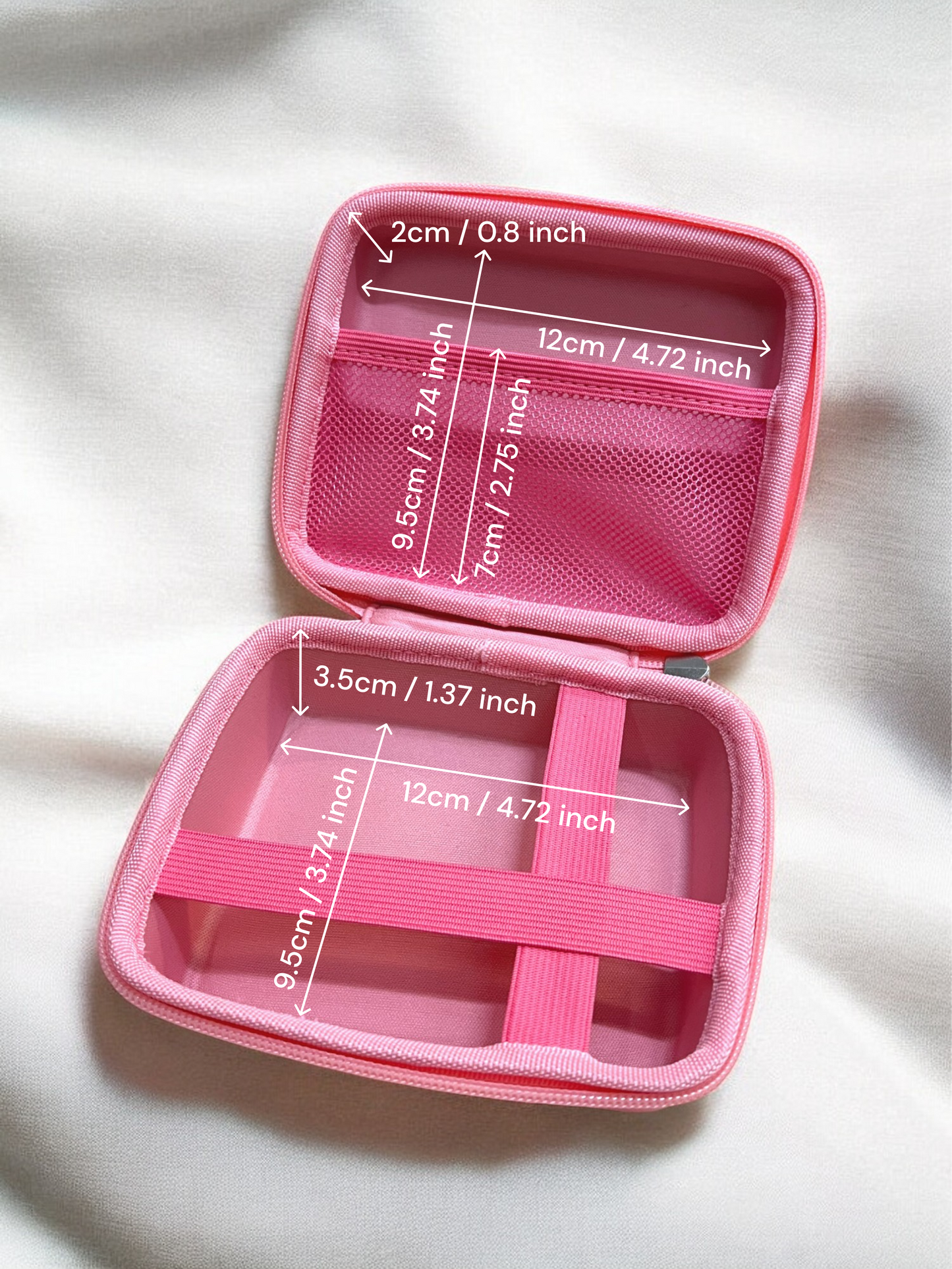 [In Stock] pink pixel carrying case